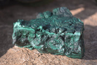 Natural Crystalline Botryoidal Malachite Specimens  x 3 From Congo