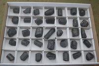 Natural Schorl Black Tourmaline Crystals  x 35 From Zimbabwe - TopRock