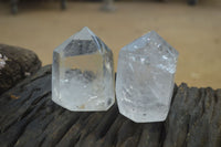 Polished Clear Quartz Crystal Points  x 8 From Madagascar