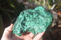 Natural Crystalline Botryoidal Malachite Specimens  x 3 From Congo