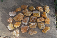 Natural Limonite Quartz Clusters x 35 From Solwezi, Zambia