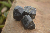 Natural Schorl Black Tourmaline Crystals  x 35 From Zimbabwe - TopRock