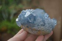 Natural Blue Celestite Crystal Specimens  x 3 From Madagascar - Toprock Gemstones and Minerals 