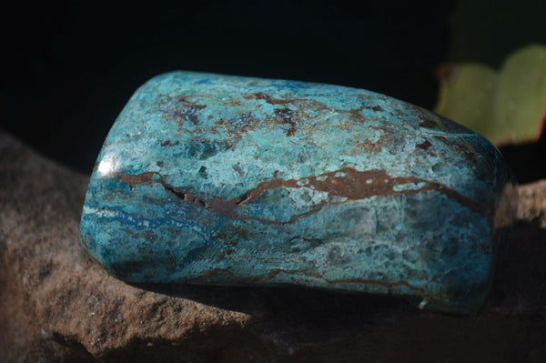 Polished Blue Shattuckite Free Forms  x 9 From Kaokoveld, Namibia - Toprock Gemstones and Minerals 