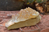 Natural Golden Limonite Quartz Clusters  x 3 From Mwinilunga, Zambia - TopRock