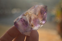 Polished Small Window Amethyst Quartz Points x 12 From Madagascar