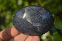 Polished Blue Lazulite Palm Stones  x 24 From Madagascar - Toprock Gemstones and Minerals 