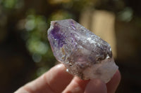 Natural Clear Amethyst & Smokey Brandberg Quartz Crystals x 12 From Brandberg, Namibia