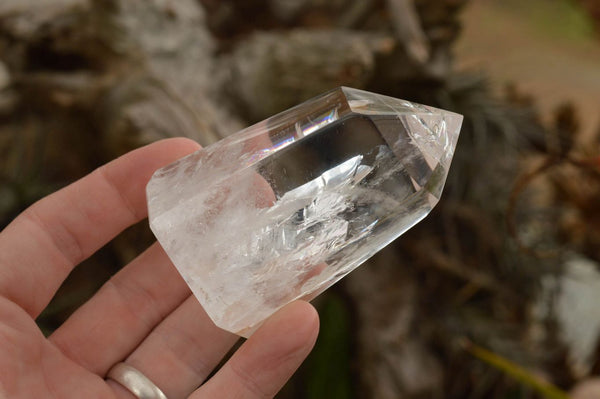 Polished Clear Quartz Crystal Points x 6 From Madagascar - TopRock