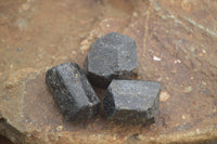 Natural Schorl Black Tourmaline Crystals  x 35 From Zimbabwe - TopRock