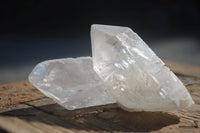 Natural Single Clear Quartz Crystals  x 12 From Mpika, Zambia - Toprock Gemstones and Minerals 