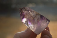 Polished Small Window Amethyst Quartz Points x 12 From Madagascar