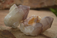 Natural Red Hematoid Quartz Specimens x 12 From Karoi, Zimbabwe - TopRock