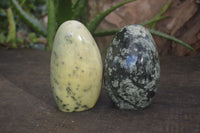 Polished Spotted Leopard Stone Standing Free Forms  x 6 From Zimbabwe - Toprock Gemstones and Minerals 