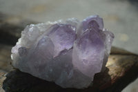 Natural Jacaranda Amethyst Clusters  x 3 From Mumbwa, Zambia - Toprock Gemstones and Minerals 