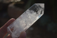 Polished Icy Clear Quartz Points x 6 From Madagascar