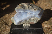 Natural Blue Lace Agate Geode Specimens  x 6 From Nsanje, Malawi