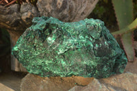 Natural Chatoyant Silky Malachite Specimens  x 2 From Kasompe, Congo