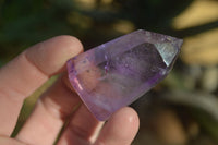 Polished Small Window Amethyst Points x 12 From Ankazobe, Madagascar