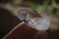 Natural Clear Amethyst & Smokey Brandberg Quartz Crystals x 12 From Brandberg, Namibia