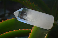 Polished Icy Clear Quartz Points x 6 From Madagascar