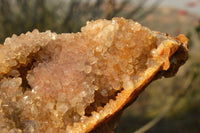 Natural Golden Limonite Quartz Clusters  x 3 From Mwinilunga, Zambia - TopRock