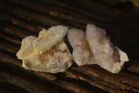 Natural Small White Spirit Fairy Quartz Clusters x 45 From Boekenhouthoek, South Africa