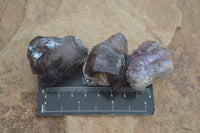 Natural Smokey Amethyst Window Quartz Crystals  x 20 From Chiredzi, Zimbabwe - Toprock Gemstones and Minerals 