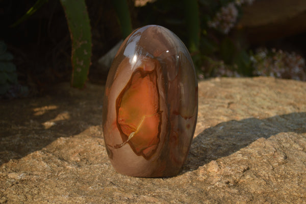 Polished Polychrome Jasper Standing Free Form  x 1 From Madagascar