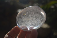 Polished Clear Quartz Crystal Galet / Palm Stones x 7 From Madagascar