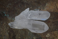 Natural Single Clear Quartz Crystals  x 35 From Madagascar - Toprock Gemstones and Minerals 