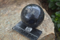 Polished Rare Iolite / Water Sapphire Spheres  x 2 From Madagascar - Toprock Gemstones and Minerals 