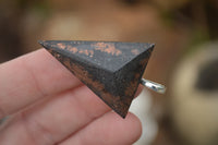 Polished Hand Crafted Organite Triangle Pendant  - sold per piece - From Bulwer, South Africa - TopRock