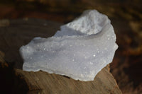 Natural Etched Blue Chalcedony Specimens  x 12 From Nsanje, Malawi