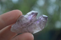 Natural Smokey Amethyst Window Quartz Crystals  x 20 From Chiredzi, Zimbabwe - Toprock Gemstones and Minerals 