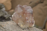 Natural Red Hematoid Quartz Specimens x 12 From Karoi, Zimbabwe - TopRock