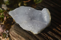 Natural Blue Lace Agate Geode Specimens  x 6 From Nsanje, Malawi