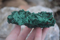 Natural Large Chatoyant Silky Malachite Specimens  x 4 From Kasompe, Congo - Toprock Gemstones and Minerals 