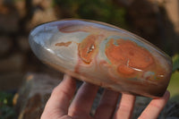 Polished Polychrome Jasper Standing Free Form  x 1 From Madagascar