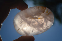 Polished Gemmy Pink Rose Quartz Palm Stones  x 12 From Madagascar - Toprock Gemstones and Minerals 