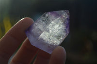 Polished Small Window Amethyst Points x 12 From Ankazobe, Madagascar