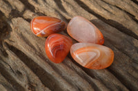 Polished  Carnelian Agate Tumble Stones  x 56 From Madagascar