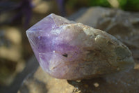 Polished Large Jacaranda Amethyst Crystals x 6 From Zambia