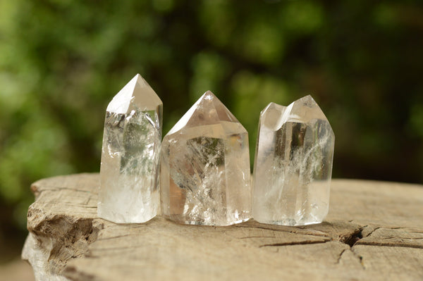 Polished Clear Quartz Crystal Points x 24 From Madagascar - TopRock