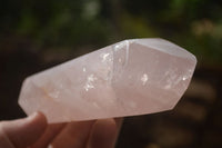 Polished Double Terminated Pink Rose Quartz Points  x 4 From Ambatondrazaka, Madagascar - TopRock