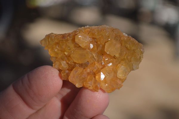 Natural Limonite Quartz Clusters x 35 From Solwezi, Zambia