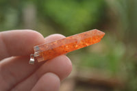 Polished Packaged Hand Crafted Resin Pendant with Carnelian Chips - sold per piece - From Bulwer, South Africa - TopRock