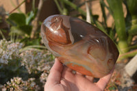 Polished Polychrome Jasper Standing Free Form  x 1 From Madagascar