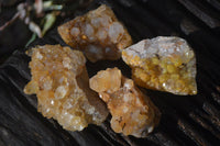 Natural Limonite Quartz Clusters x 35 From Solwezi, Zambia