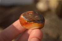 Polished  Carnelian Agate Tumble Stones  x 56 From Madagascar